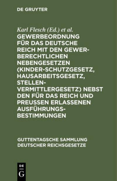 Gewerbeordnung für das Deutsche Reich