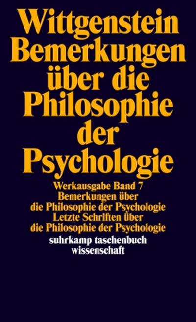 Werkausgabe. Bd.7