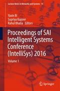 Proceedings of SAI Intelligent Systems Conference 