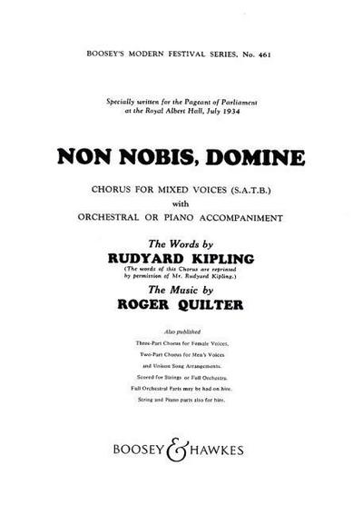 Non Nobis, Domine