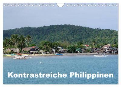 Kontrastreiche Philippinen (Wandkalender 2026 DIN A4 quer), CALVENDO Monatskalender