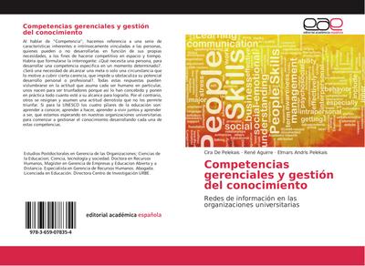 Competencias gerenciales y gestión del conocimiento - Cira De Pelekais