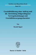 Geschäftsführung ohne Auftrag und die Abwicklung f