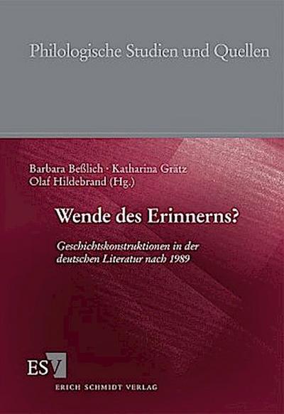 Wende des Erinnerns?