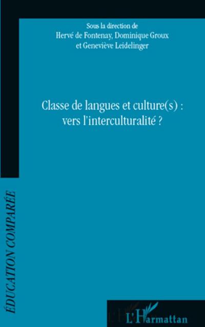 Classe de langues et culture(s) : vers l’interculturalité
