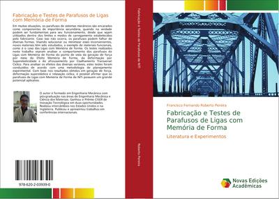 Fabricação e Testes de Parafusos de Ligas com Memória de Forma