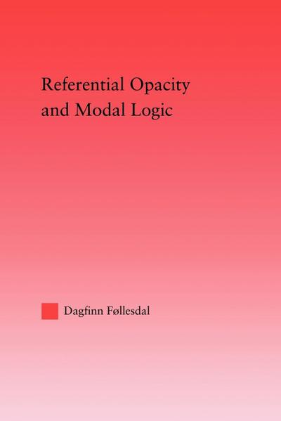 Referential Opacity and Modal Logic
