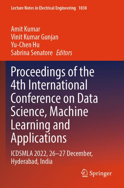 Proceedings of the 4th International Conference on Data Science, Machine Learning and Applications