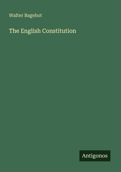 The English Constitution