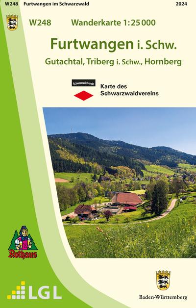 Wanderkarte 1:25 000 Furtwangen i. Schw.