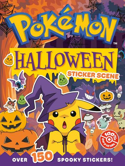 Pokemon Halloween Sticker Scene