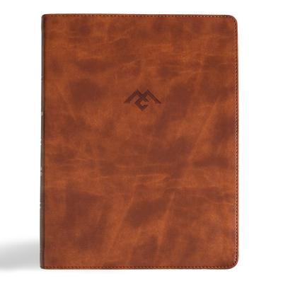 CSB Men of Character Bible, Revised and Updated, Brown Leathertouch, Indexed