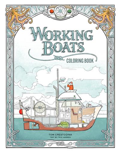 Working Boats Coloring Book (Coloring Books for Kids Ages 8-12)