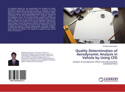 Quality Determination of Aerodynamic Analysis in Vehicle by Using CFD
