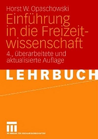 Einführung in die Freizeitwissenschaft
