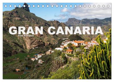 Gran Canaria (Tischkalender 2026 DIN A5 quer), CALVENDO Monatskalender