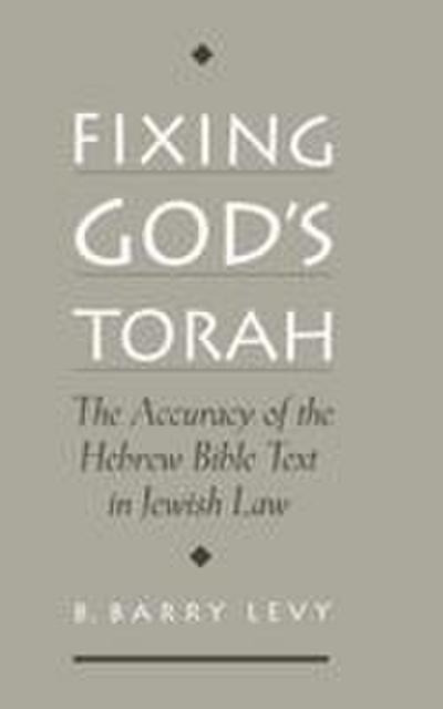 Fixing God’s Torah