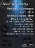 Untersuchungen über die Grundlagen der Philosophie