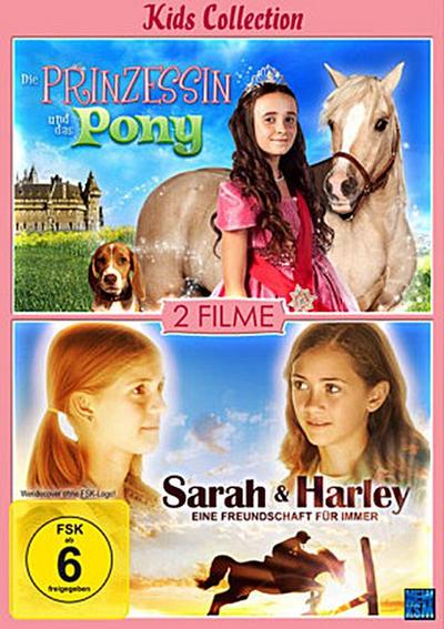 Sarah und Harley + Die Prinzessin und das Pony, 1 DVD