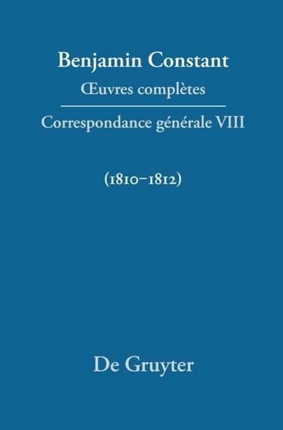 Correspondance générale 1810-1812