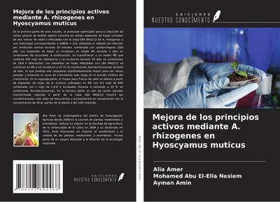 Mejora de los principios activos mediante A. rhizogenes en Hyoscyamus muticus