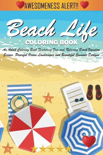 Beach Life Coloring Book (Cozy Coloring Books)