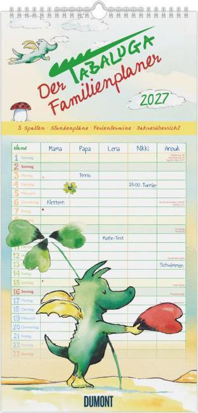Der Tabaluga Familienplaner 2027