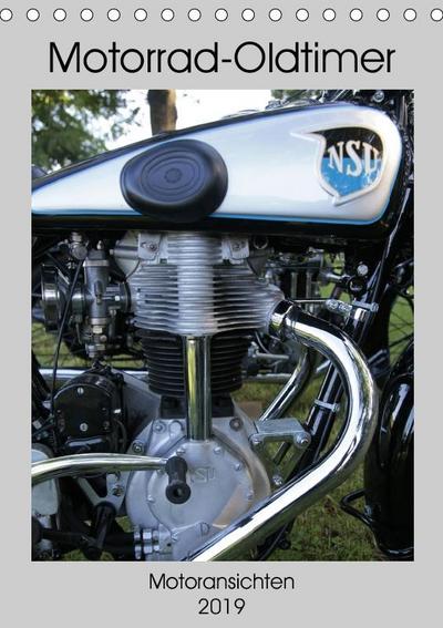 Motorrad Oldtimer - Motoransichten (Tischkalender 2019 DIN A5 hoch)