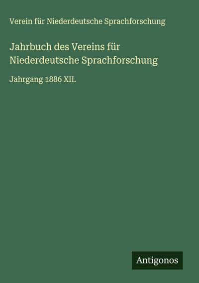 Jahrbuch des Vereins für Niederdeutsche Sprachforschung