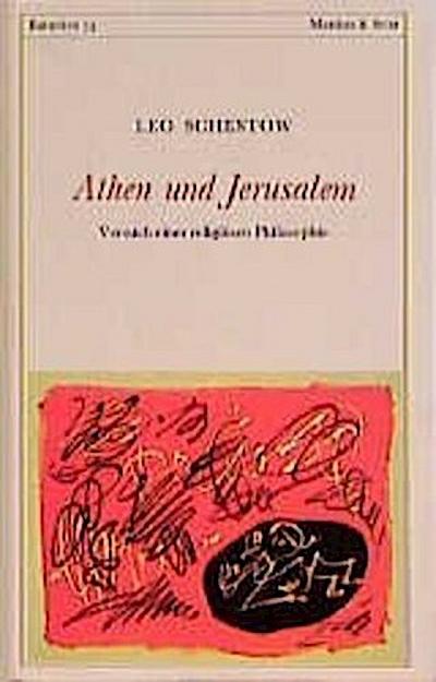 Schestow,Athen/Jerusalem