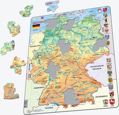 Deutschland (physisch) (Kinderpuzzle)