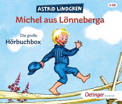Michel aus Lönneberga. Die große Hörbuchbox, 3 Teile, 3 Audio-CD