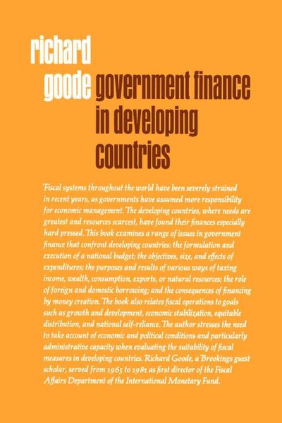 Government Finance in Developing Countries