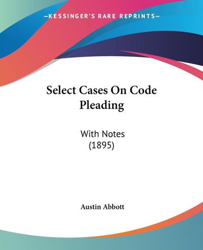Select Cases On Code Pleading