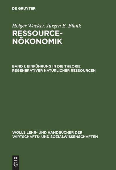 Einführung in die Theorie regenerativer natürlicher Ressourcen