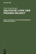 Epochen- und Gattungsprobleme. Reformationszeit