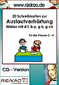 Mit Strategien lernen - Schreibkarten Auslautverhärtung