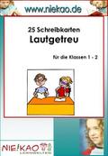 Mit Strategien lernen -  Schreibkarten lautgetreu