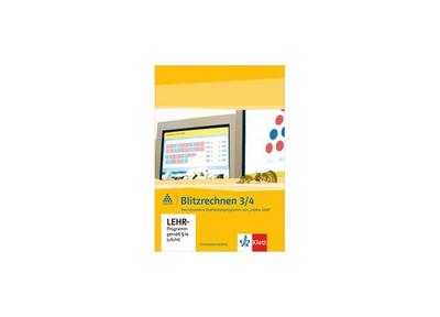 Das Zahlenbuch. 3. und 4.Schuljahr. Tafelbilder. Blitzrechensoftware. CD-ROM (für Windows ab 98 und Mac ab G4). Neubearbeitung