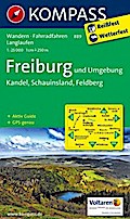 Freiburg und Umgebung - Kandel - Schauinsland - Feldberg: Wanderkarte mit Aktiv Guide, Radwegen und Loipen. GPS-genau. 1:25000 (KOMPASS Wanderkarte, Band 889)