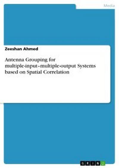 Antenna Grouping for multiple-input-multiple-output Systems based on Spatial Correlation