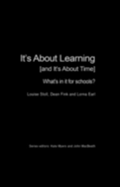 It’s About Learning (and It’s About Time)