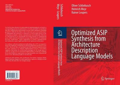 Optimized ASIP Synthesis from Architecture Description Language Models