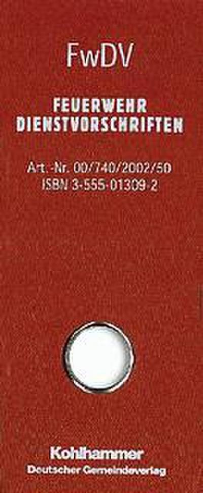 FwDV - Feuerwehr Dienstvorschriften Sammelbox