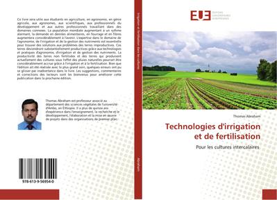 Technologies d’irrigation et de fertilisation