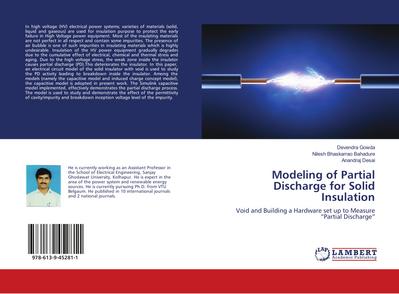 Modeling of Partial Discharge for Solid Insulation