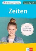 Klett 10-Minuten-Training Deutsch Grammatik Zeiten 5. - 7. Klasse