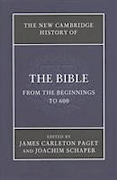 The New Cambridge History of the Bible 4 Volume Set