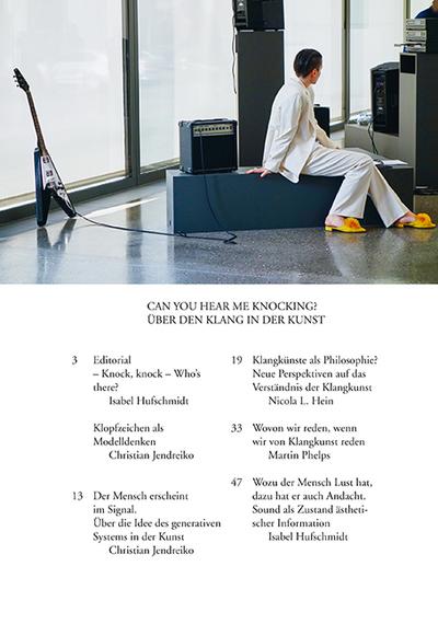 Can You Hear Me Knocking?: Über den Klang in der Kunst