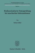 Risikoorientierte Datenprüfung bei unscharfen Info